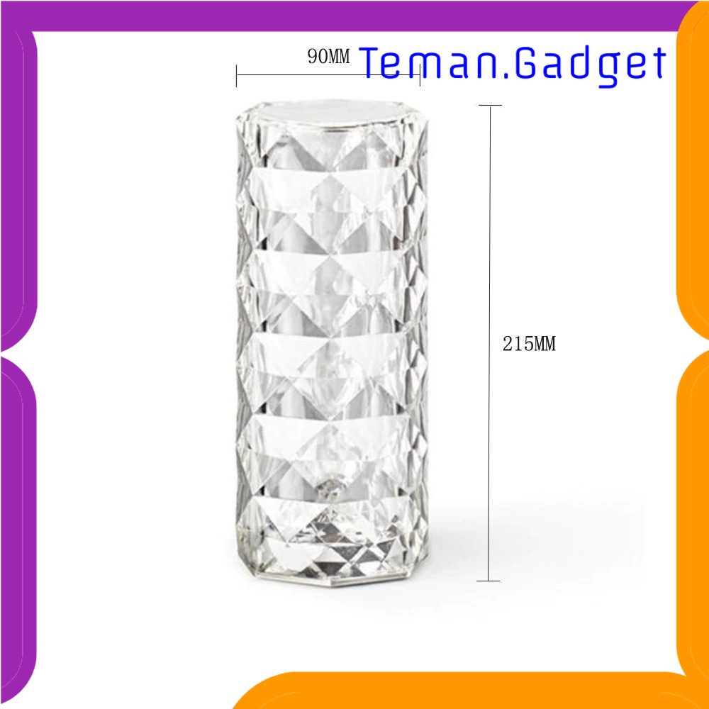 TG - LMP VKTECH Lampu Meja Tidur LED Crystal Table Lamp 3 Mode Lampu - R302