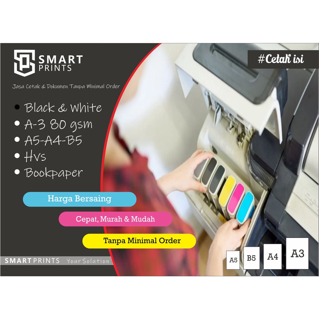 CETAK BUKU/JASA CETAK (BLACK & WHITE)