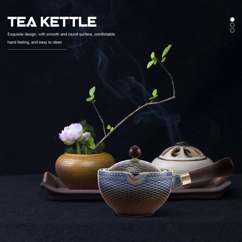 Teko Keramik Chinese Gongfu Tea Pot Rotasi 360alat Pembuat Teh Infuser Portable Single Pot 160ml Chinese Gongfu Tea Supplies