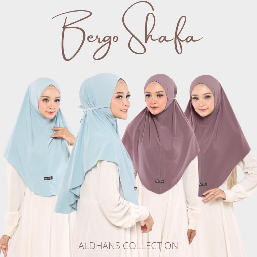 HIJAB BERGO JERSEY BY AL DHANS COLLECTION - BERGO SHAFA