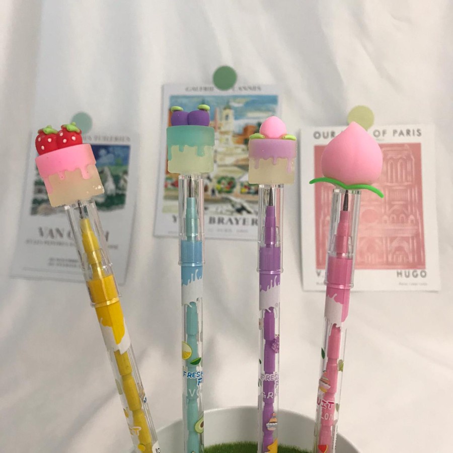 

PENSIL SUSUN BUAH PEACH PENSIL PELURU LUCU IMUT UNIK IMPORT TERMURAH GROSIR ALAT TULIS SEKOLAH ANAK BISA COD