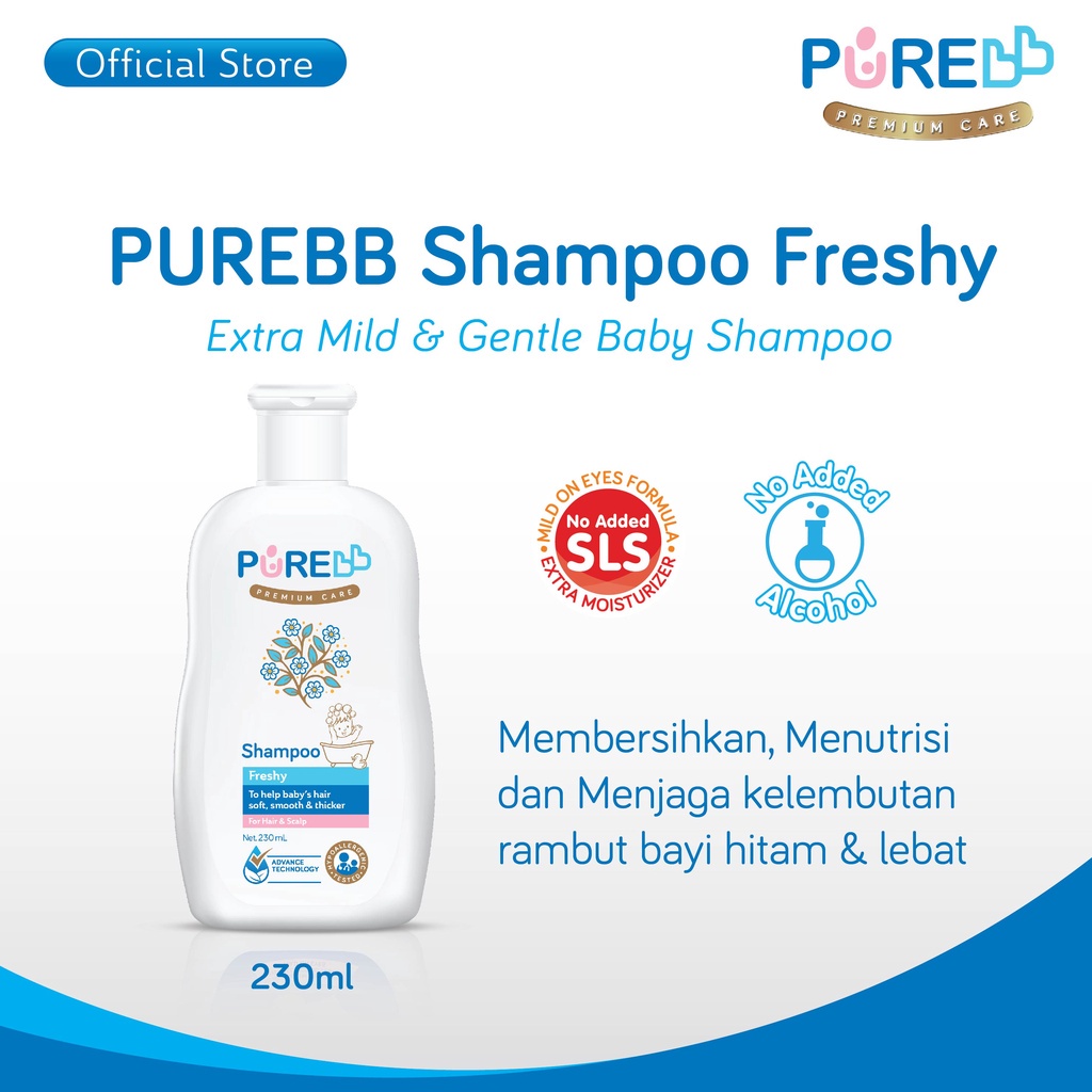 PUREBB SHAMPOO 230ml FRUITY &amp; FRESHY