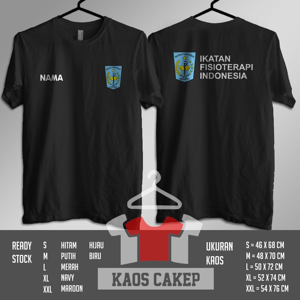 Kaos Baju IFI Ikatan Fisioterapi Indonesia Gratis Nama Kaos Distro Kesehatan