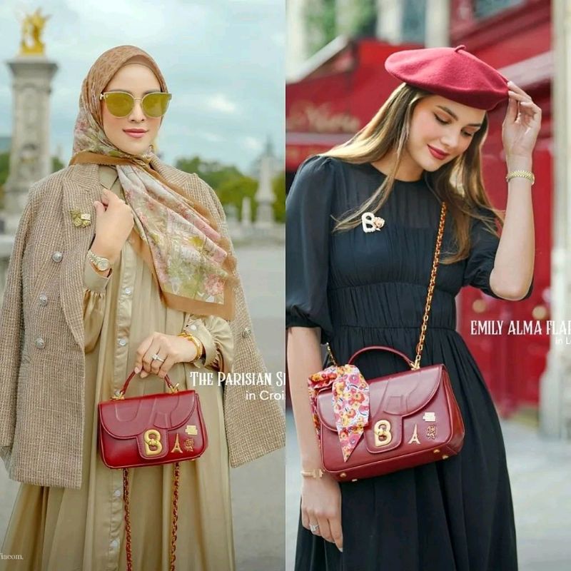 EMILY ALMA FLAP BAG Buttonscarves x Emily in Paris