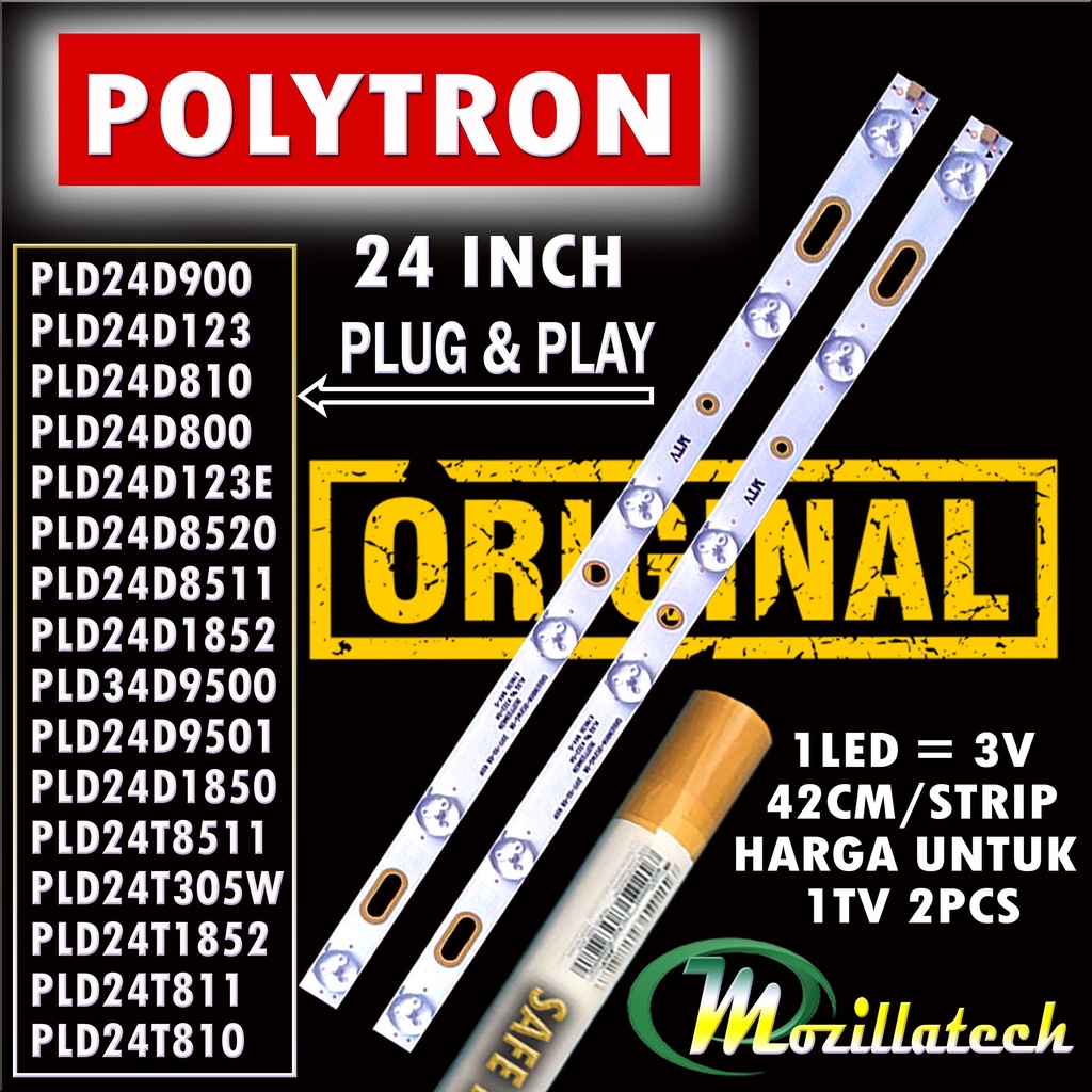 BACKLIGHT POLYTRON 24 24D900 24D123 24D810 24D800 24D301 24D123E 24D8520 24D8511 24D1852 24D9500