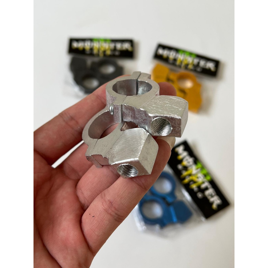 breket spion universal / dudukan spion brembo beat / dudukan spion universal