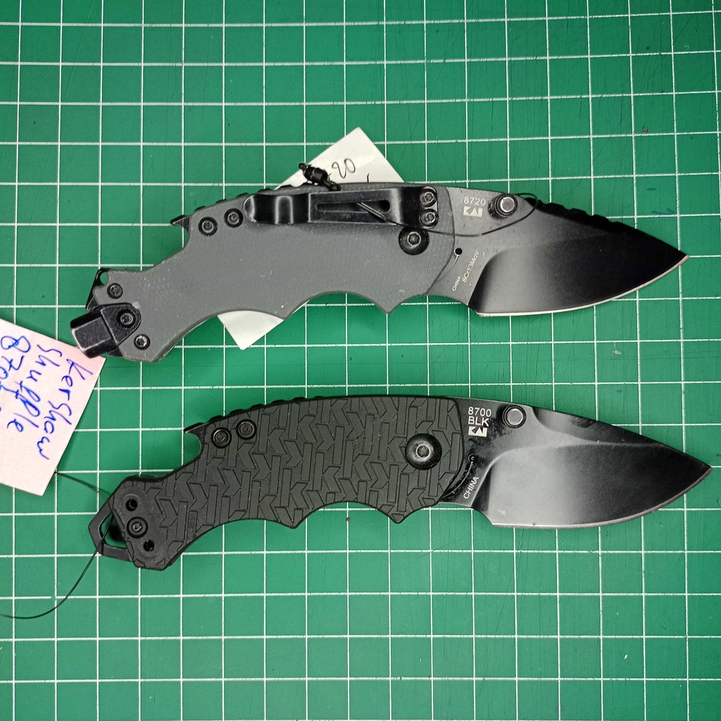 Kershaw shuffle II DIY Folding Knife drop point blade With GFN handle