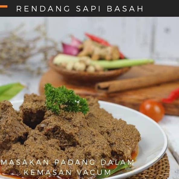 

➸ Restu Mande Rendang Sapi Basah Rendang Padang 300gr ✿