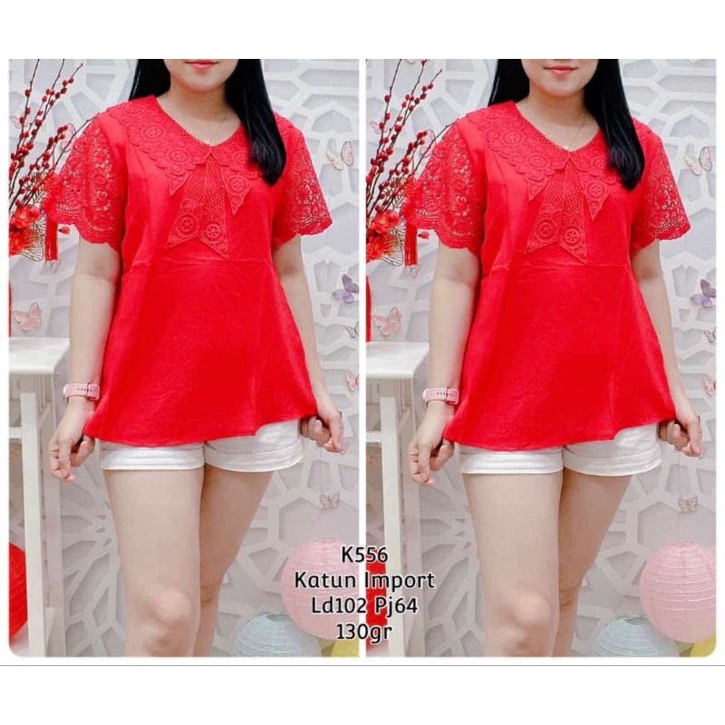 Blouse 556 bahan katun imp ld102 pj64