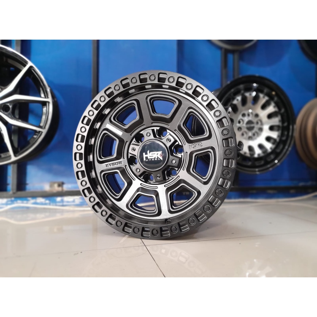 VELG SEMI OFFROAD HSR WHEEL XTS 02 RING 16 PCD 6X139,7 - VELG SEMI OFFROAD MOBIL FORTUNER TRITON MAZ
