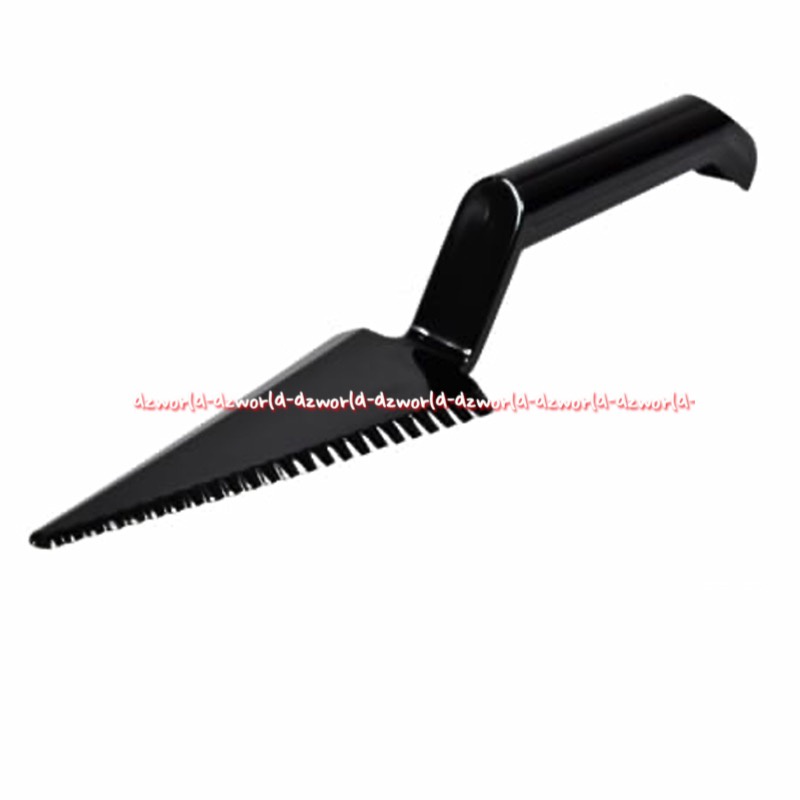Krischef Spoon Serving Cake  Black 6pcs Sendok Saji Kue Tart Ultah Model Gerigi Samping Hitam Sendok Untuk Menyajikan Memotong Kris Chef Kue Birthday Cakes