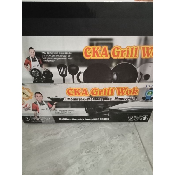 PANCI SERBA GUNA CKA GRILL WOK MASIH NEW