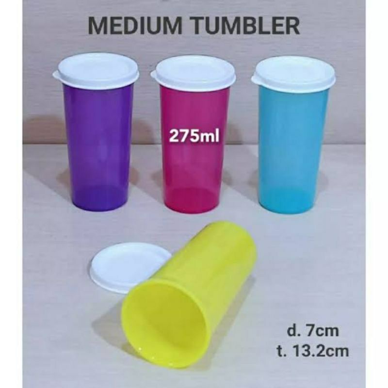 BOTOL MINUM TUPPERWARE MEDIUM TUMBLER 275ML