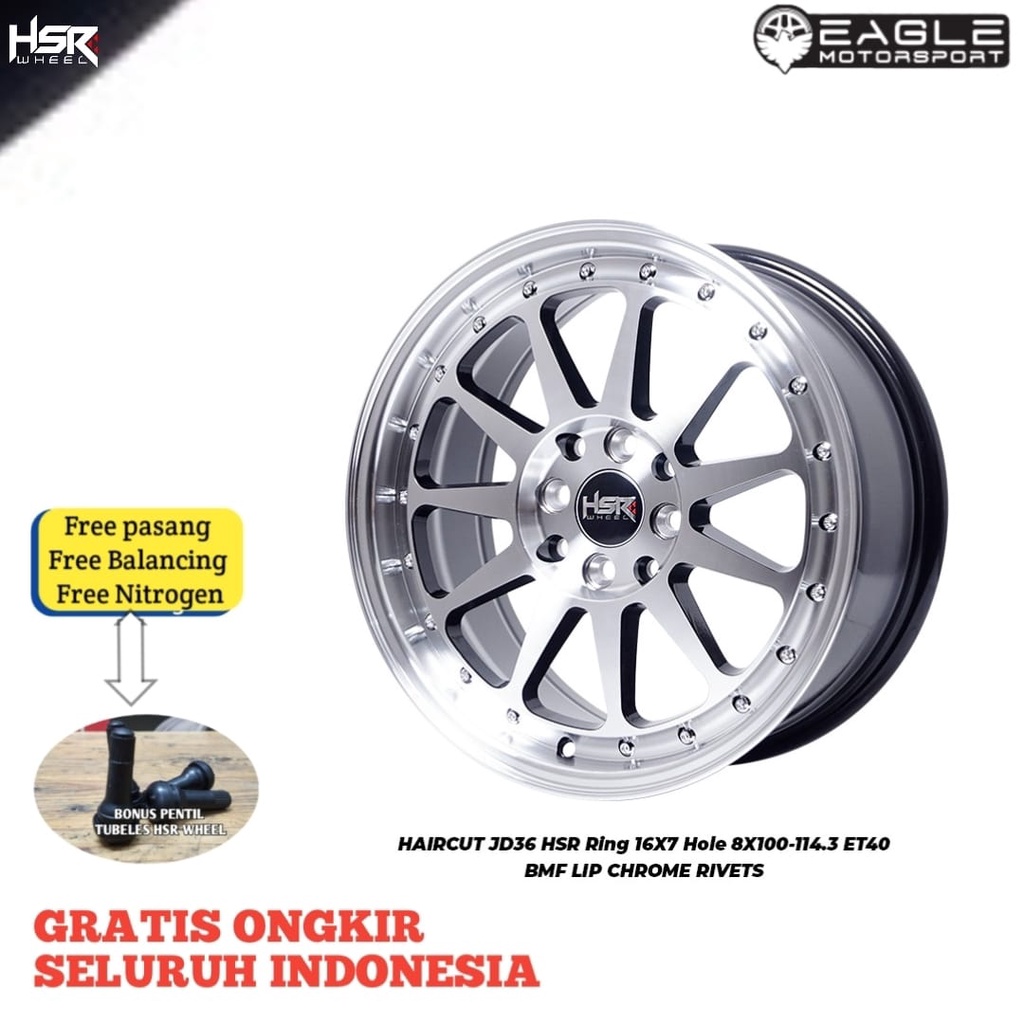 VELG MOBIL CELONG R16 RING 16 PELEK JAZZ YARIS AVANZA XENIA HSR HAIRCUT JD36
