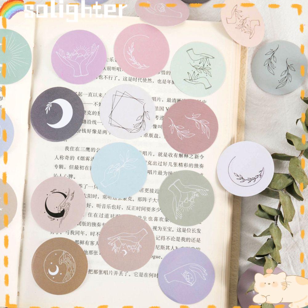 Solighter 45pcs Stiker Kerajinan Tangan Diary DIY Stars Planner Self Adhesive Decals