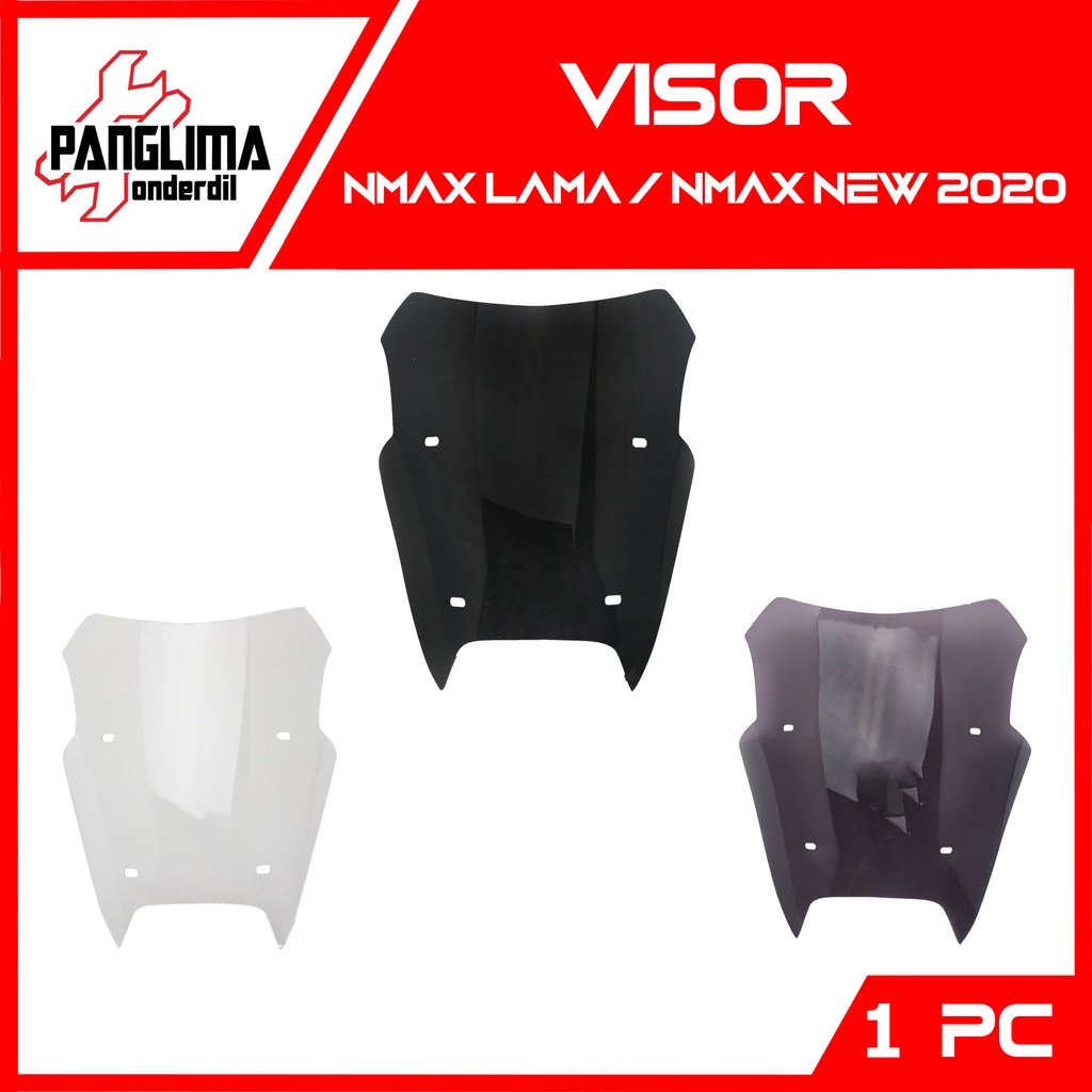 Visor Model Ocito Nmax Lama New 2020 Hitam Bening Smoke Windshield Winsil Winshild Wind Shield Sil Shild N MAX Ribben Riben