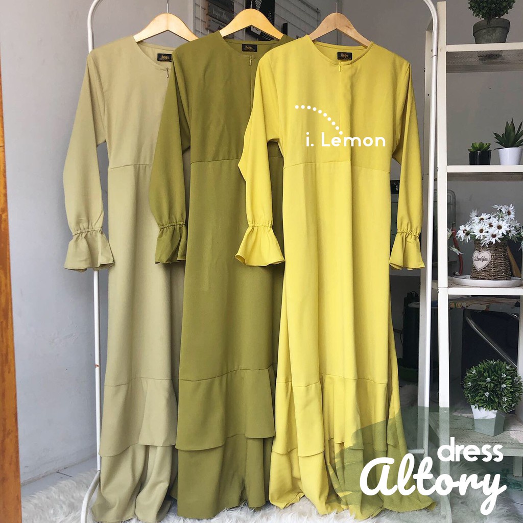 Gamis Murah Dress Bagus Altory (pilih warna)