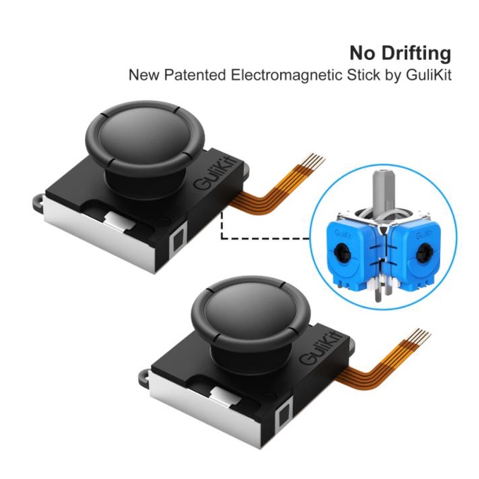 Gulikit Hall Sensing Analog Joystick Replacement Parts Switch OLED - Switch - ODIN - Pocket 3 / Pocket 3+