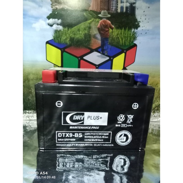 Aki Kering YTX9 untuk Ninja 250 karbu,Fi,Suzuki Innazuma 250 GS Yuasa Motobatt Toyo Yamaha