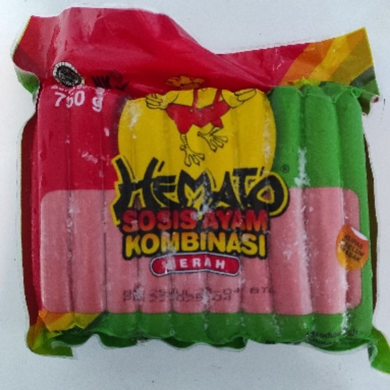 

Sosis ayam merah Hemato 750gr