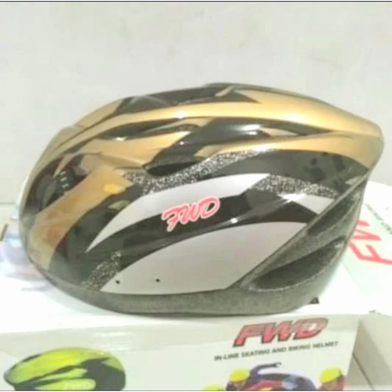 Helem sepeda dewasa hard impact protection cegah resiko cedera kepala[safety bike riding helmet] Brand FWD
