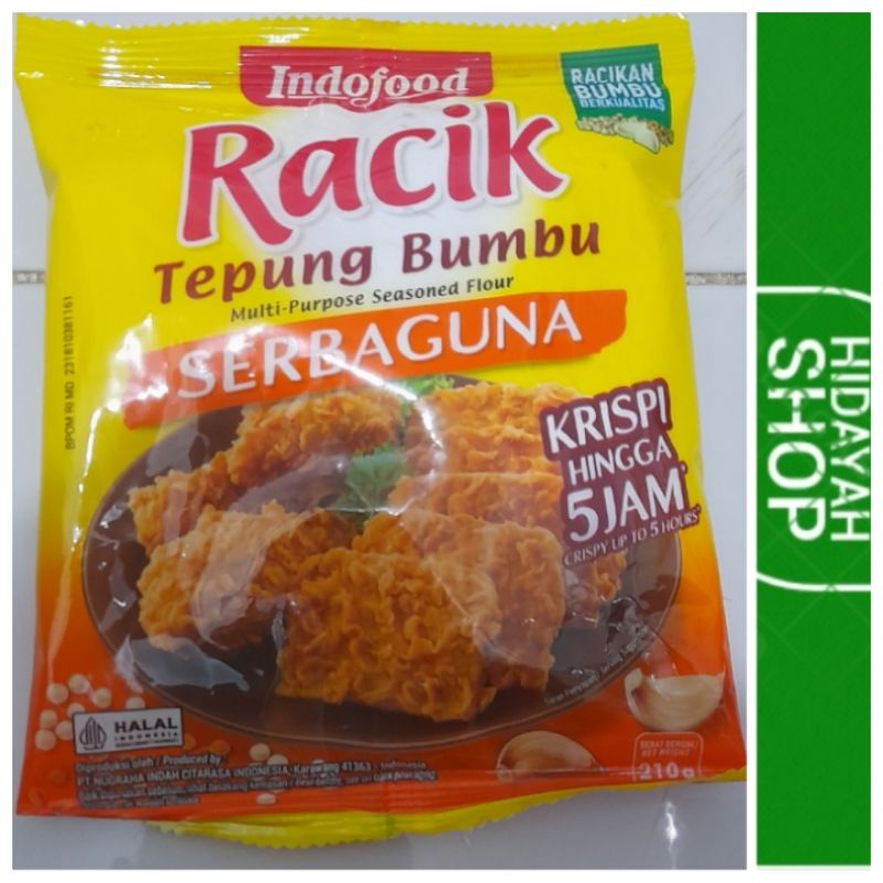 

RACIK TEPUNG BUMBU SERBAGUNA & KRISPY 210 Gr