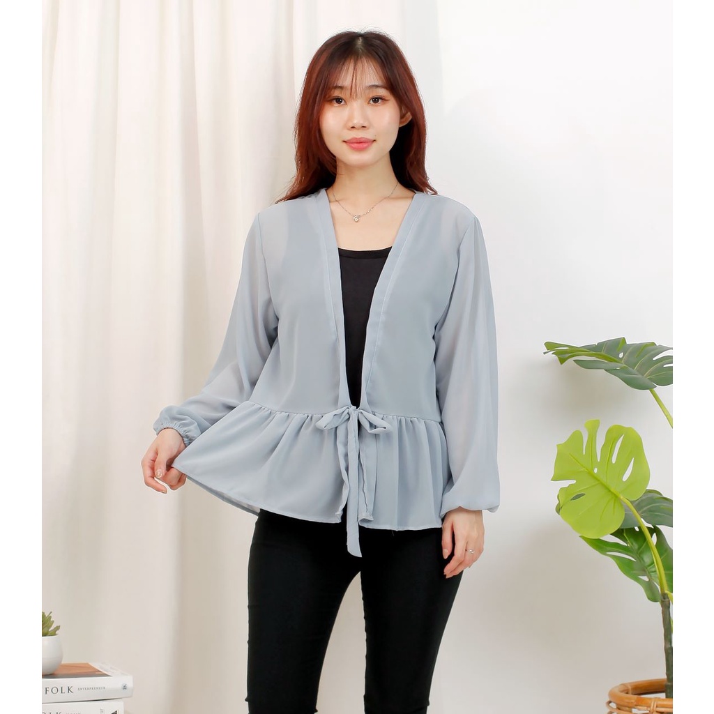 Toply shop BISA COD Outer wanita / Outer ceruty / Cardigan wanita viral