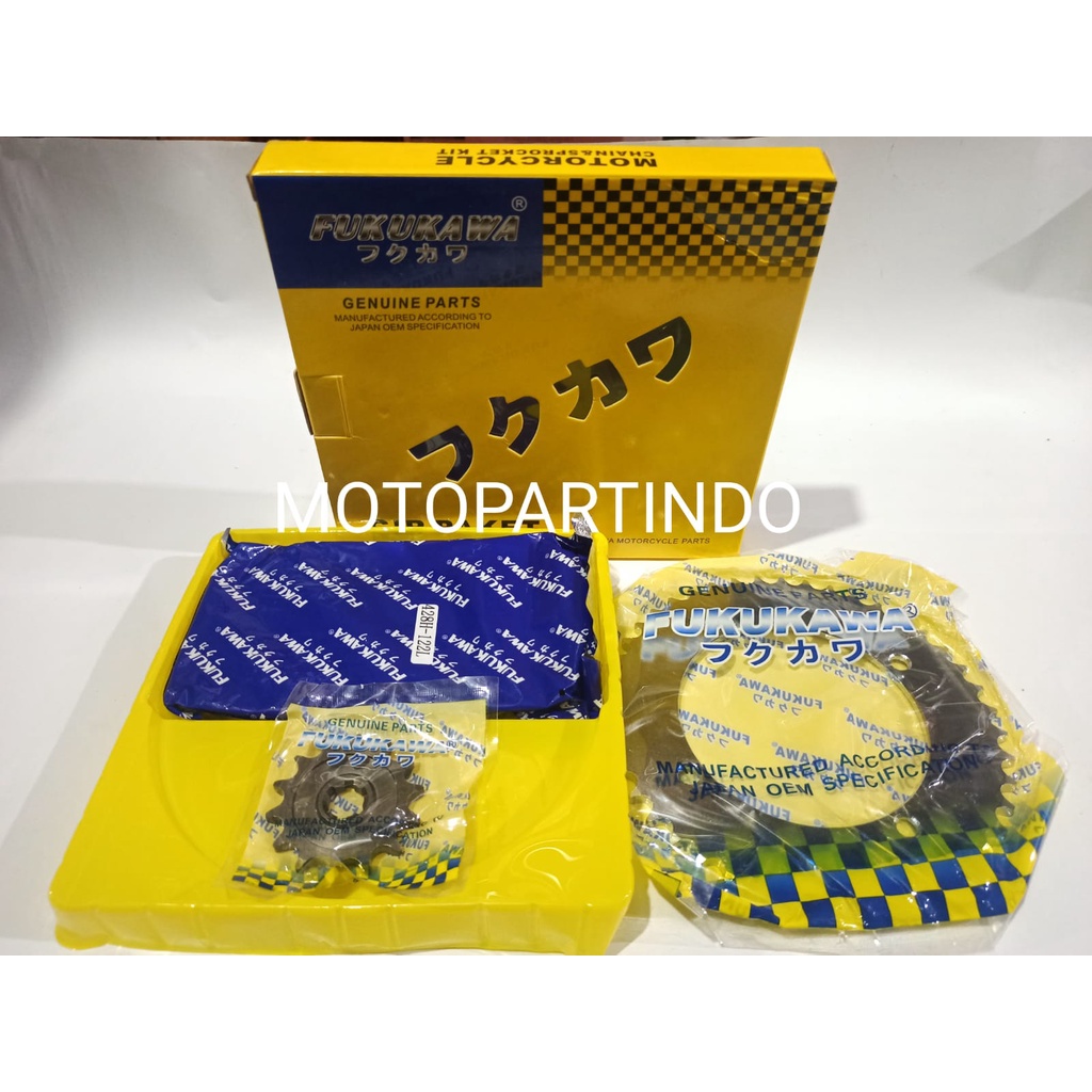 GEAR SET KAWASAKI KLX 150 DTRACKER 150 GIR RANTE SET FUKUKAWA D TRACKER 150 KLX BF 150 KLX 150 S UKU