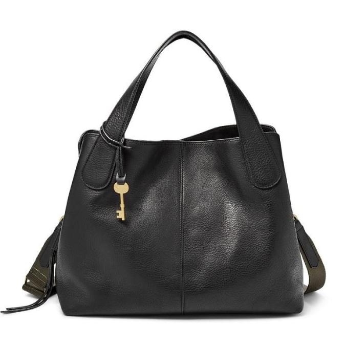Tas Wanita Original FOSSIL Maya Satchel Black