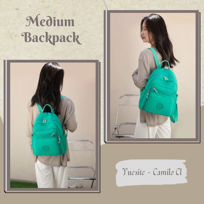 YUESITE CAMILO TAS RANSEL WANITA MEDIUM BACKPACK KOREA STYLE