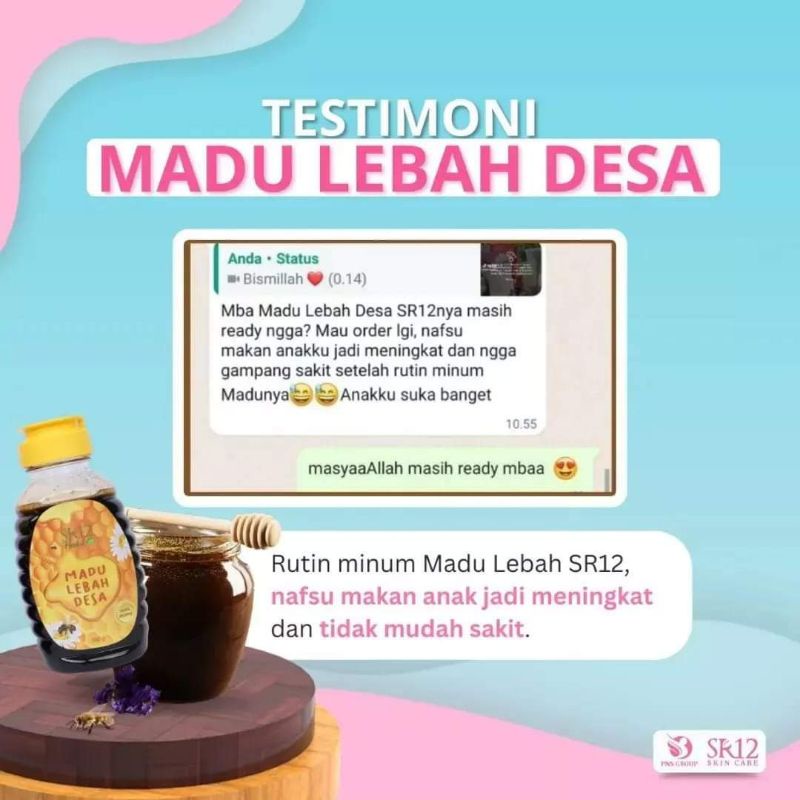 

MADU LEBAH DESA SR12 ASLI BERBPOM!!!MADU MURNI / MADU LEZAT / MADU ASLI / MADU