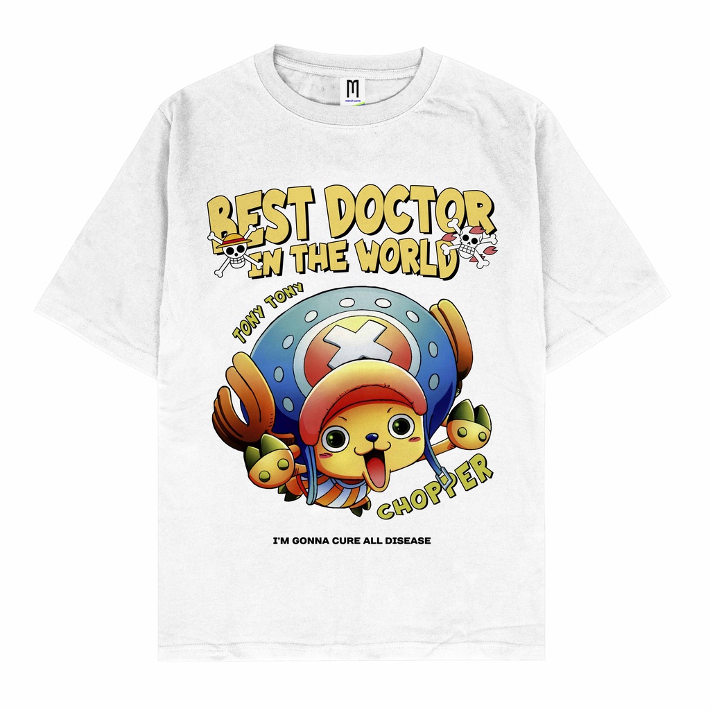 One Piece Chopper Best Doctor | Kaos Anime | Kaos One Piece | Baju One Piece | Kaos Chopper | Baju A