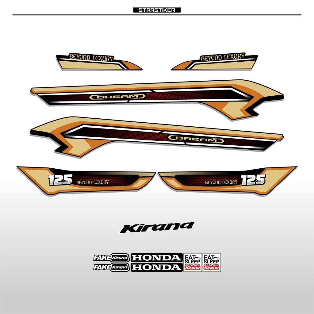 KD4 / STRIPING KIRANA / STIKER HONDA KIRANA / STICKER HONDA KIRANA / VARIASI / CUSTOM /KR98