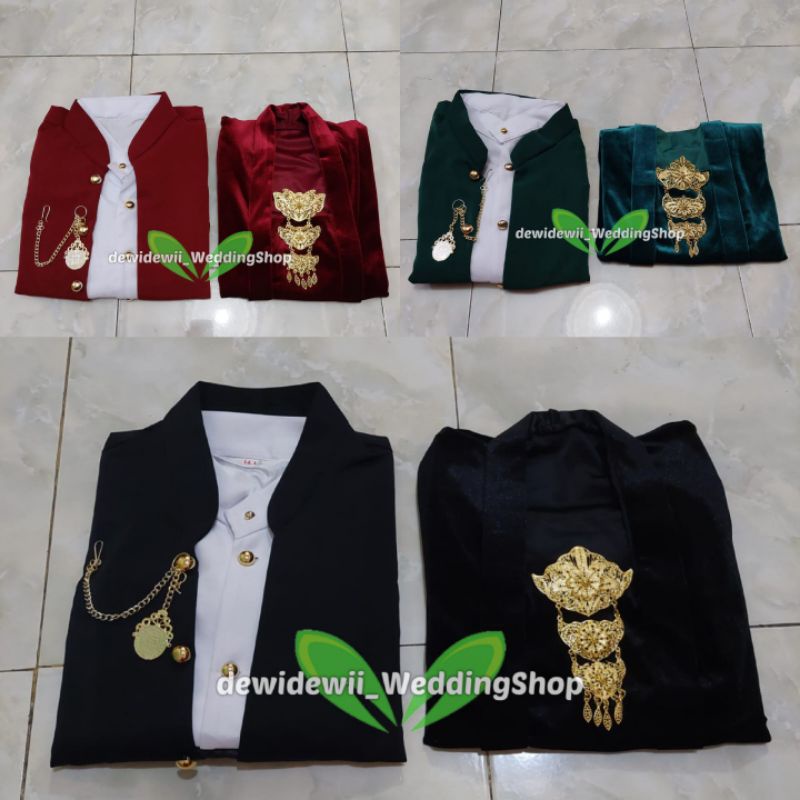 [Couple] Baju Adat / Baju Prewed || Kebaya + Beskap Hewes Warna Lengkap