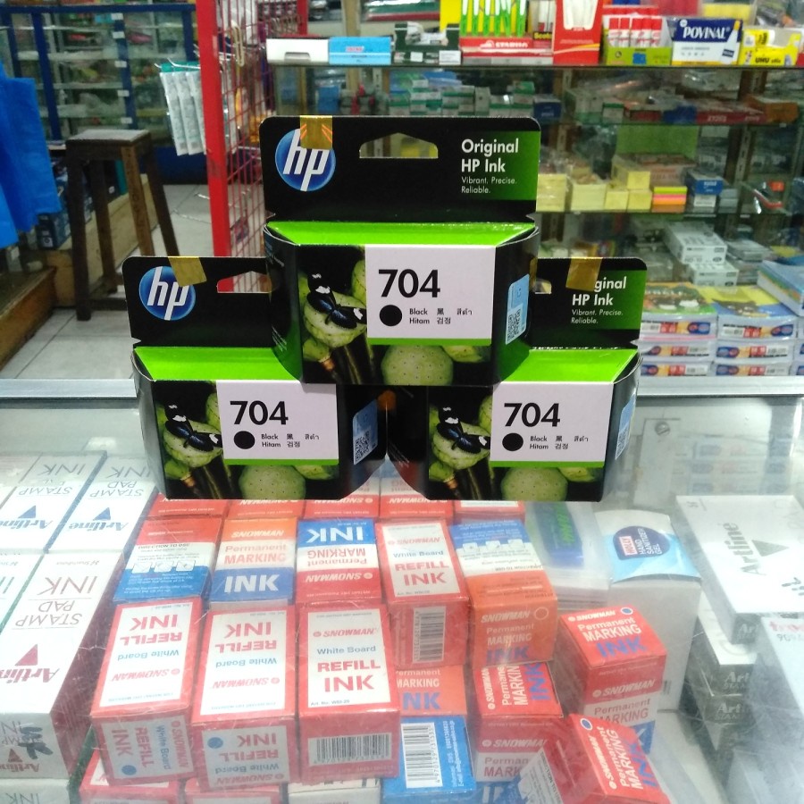 CATRIDGE HP 704 BLACK ORIGINAL