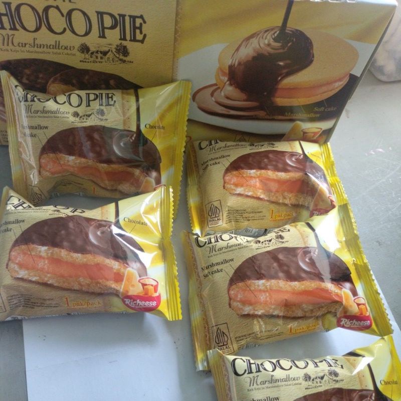 

CHOCOPIE MARSMALLOW RICHEESE KEJU & COKLAT ECER MURAH