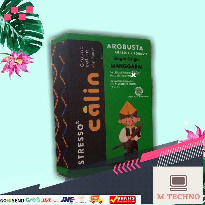 

Kopi Stresso Bubuk Arobusta 150gr khas Labuan Bajo Flores Manggarai