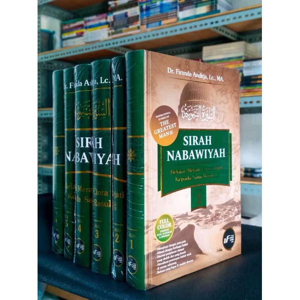 BUKU SIRAH NABAWIYAH UST FIRANDA SET LENGKAP 6 JILID ORIGINAL SEGEL