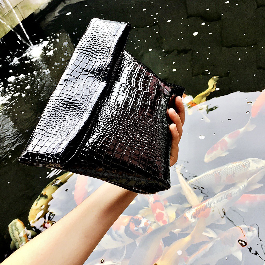 Dompet Pesta Wanita Croco Clutch murah 01-6353