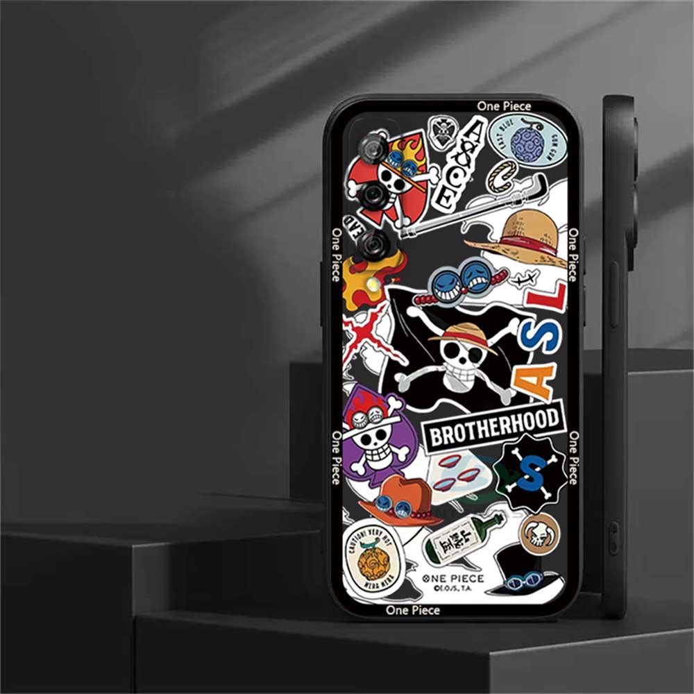 Huawei P30 Lite Nova 5T Nova 3i Nova 7i Y6P Y7A Y6 Pro Y7 Pro 2019 Y9S One Piece Luffy Brook and the Devil Fruit Soft Case Silikon Binteacase