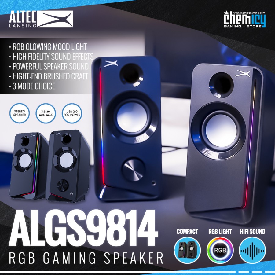 Altec Lansing ALGS9814 RGB Gaming Speaker