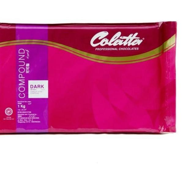 

New | KSH|COLATTA DARK COMPOUND 1 KG - CHOCOLATE - COKLAT 1KG