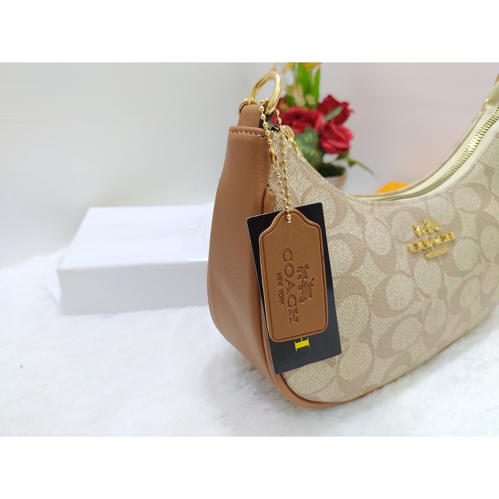 Shoulderbag wanita co*chh teri tas slempang wanita 2 tali bahan kanvas kualitas import