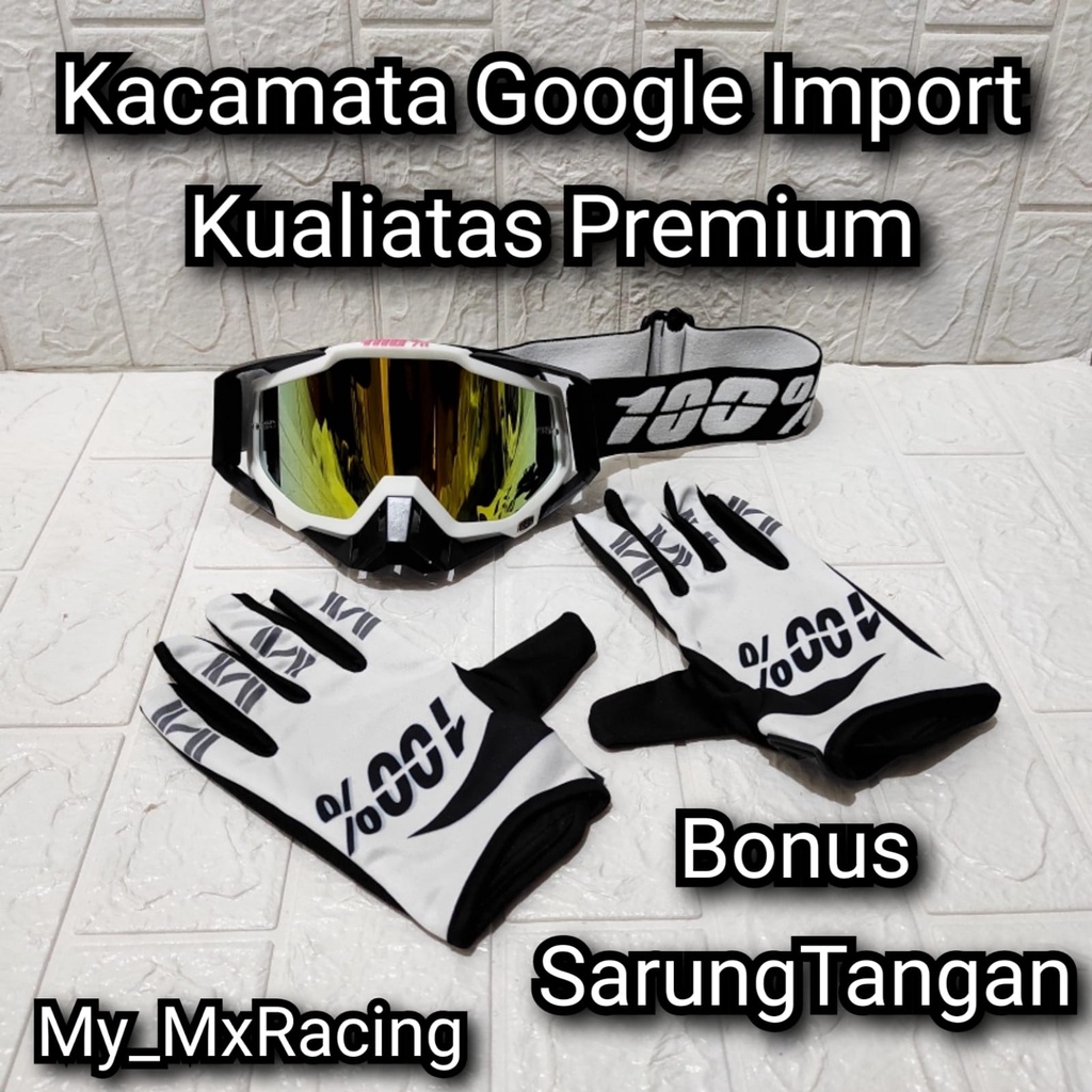 kacamata goggle trail sunmori fullset import dengan kualitas premium BONUS sarung tangan kacamata goggle trail cross terlaris fullset 025 kualitas premium BEST SELLER