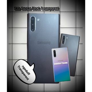 Hitam Transparent !! Back Skin Samsung A54 A34 A14 A24 A53 5G A52 A52s A51 A50 A50s A73 A70 A71 A72 A33 A32 A31 A30 A30s Garskin Pelindung Casing Belakang Anti Glare Matte Doff Dof Black Gelap Transparant Transparan Scotlite Sticker Full Cover Minyak 4G S