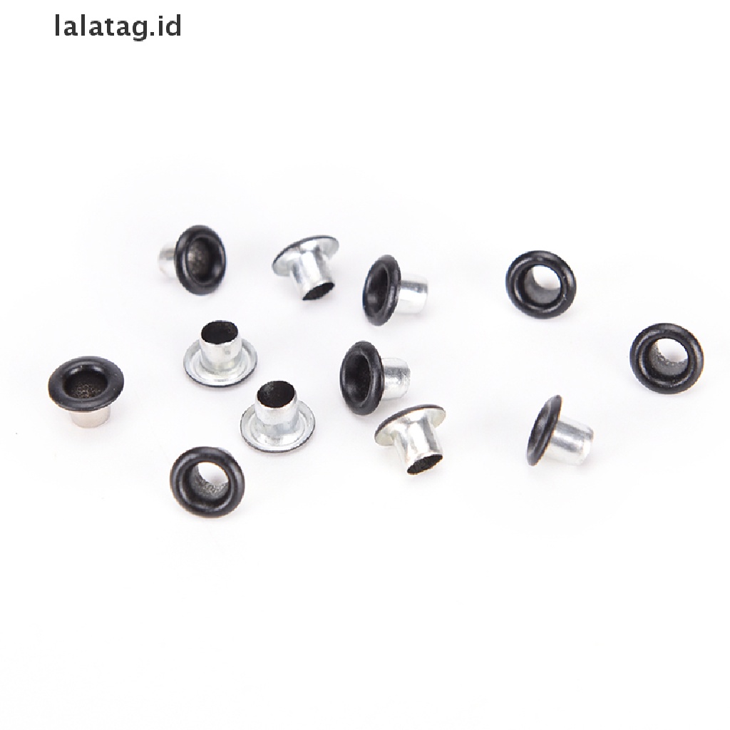 [lalatag] 100pcs 3mm Scrapbook Eyelet Random Mata Ayam Metal Warna Campur Untuk Pakaian DIY New [ID]