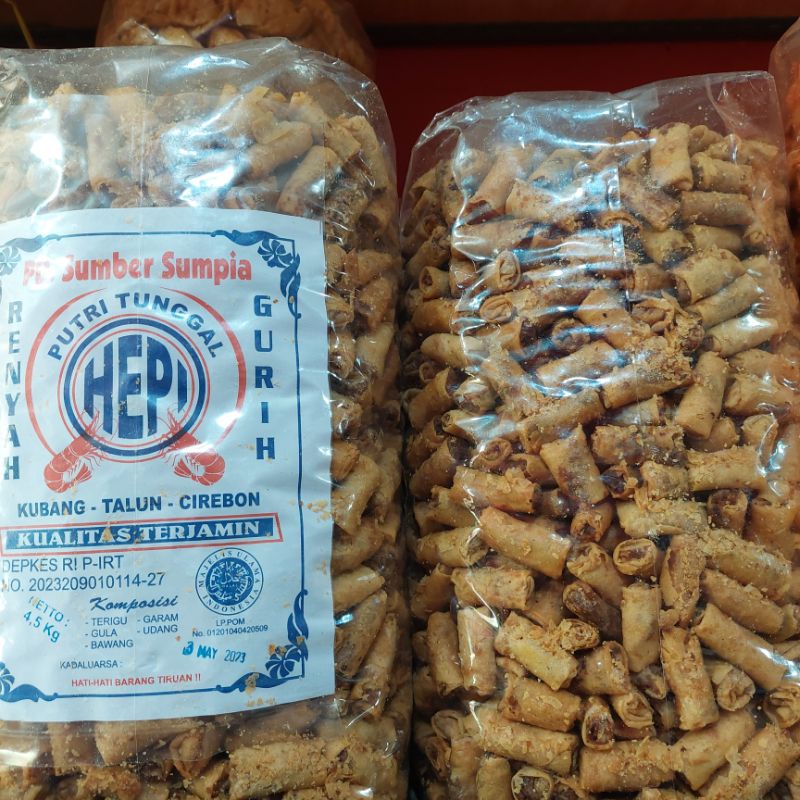 300gr TERMURAH SUMPIA UDANG / SNACK KILOAN MURAH