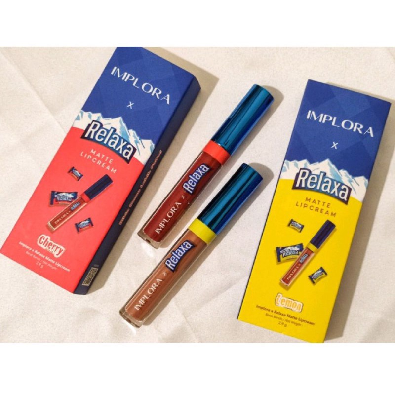 IMPLORA RELAXA LIP CREAM MATTE CHERRY LEMON / LIP COLOR - LIP CARE