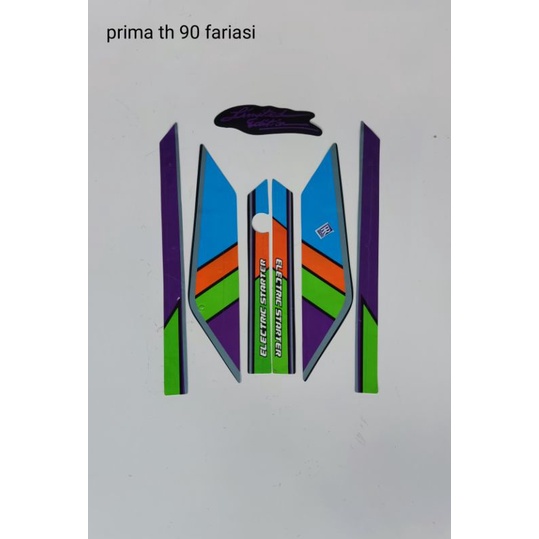 STRIPING ORI STICKER LIST BODY HONDA ASTREA PRIMA Th 1990)hijau