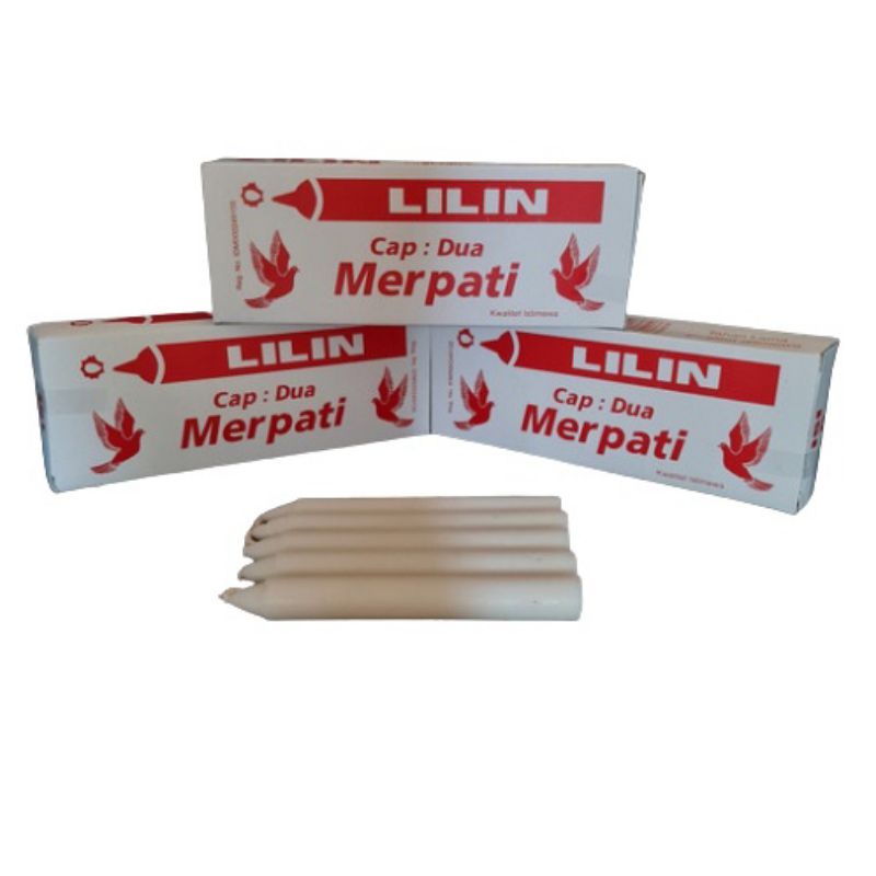 Lilin Putih Cap Merpati